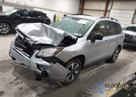 2017 Subaru Forester 2.5I z USA, uszkodzony, nr VIN JF2SJABC0HH440186